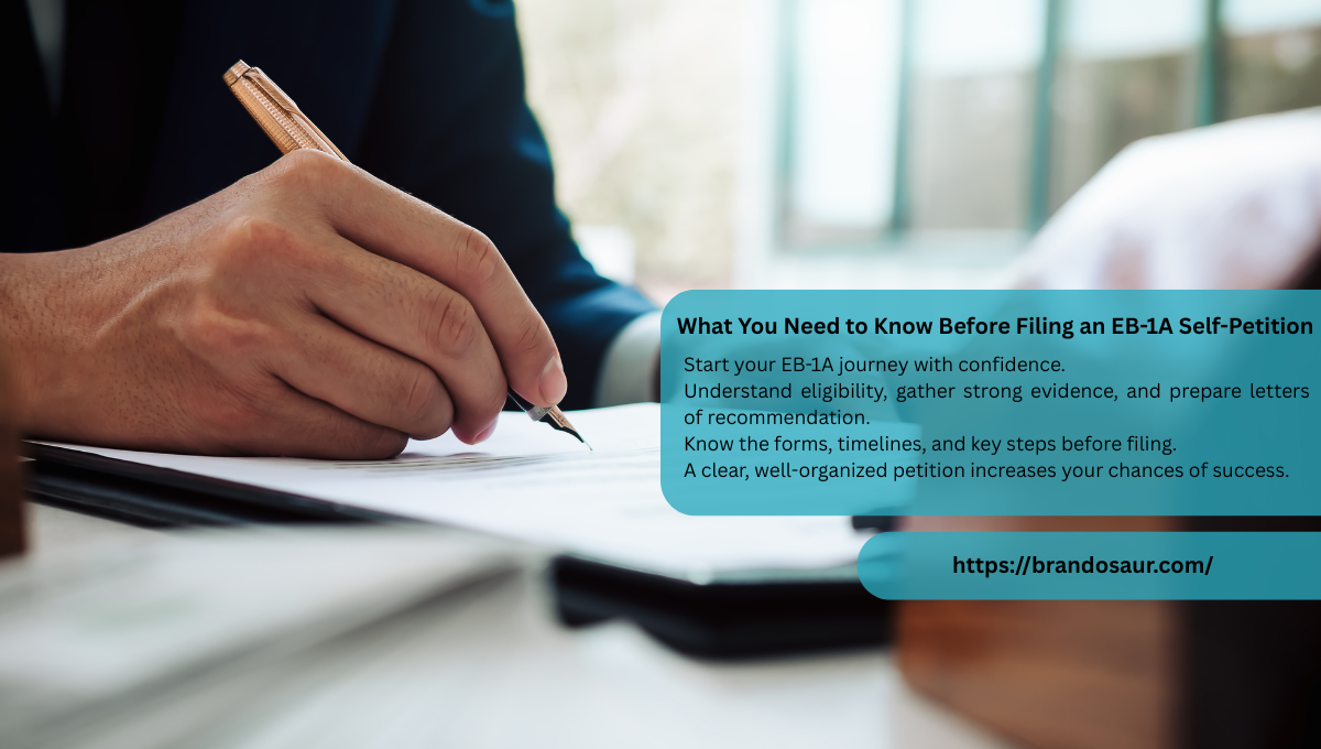 What you need to know before filing an EB1A self petation